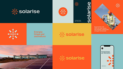 Solarise brand brand identity branding design graphic design icon logo vector