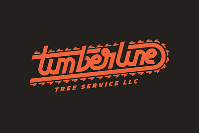 Timberline Logo - 1 brand branding chainsaw logo lumber script stihl timber tree