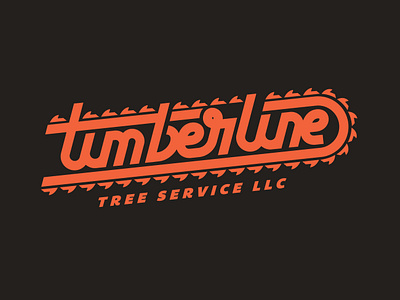 Timberline Logo - 1 brand branding chainsaw logo lumber script stihl timber tree