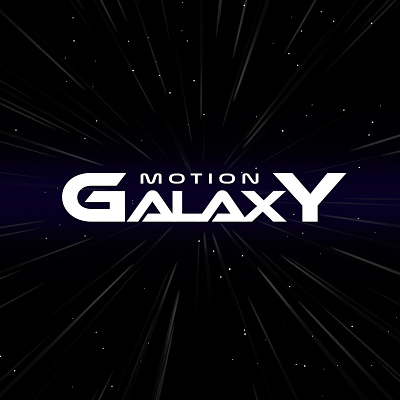 Motion Galaxy Logo branding galaxy logo motion simple space stars templates warp