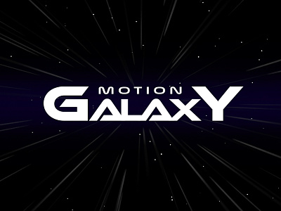 Motion Galaxy Logo branding galaxy logo motion simple space stars templates warp