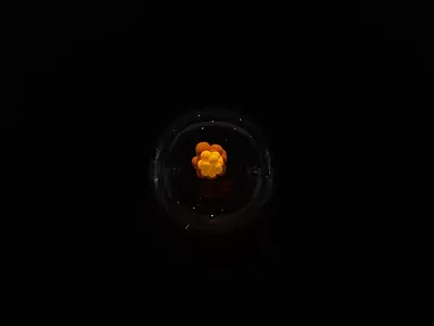 Abstract animation Blender 3d animation ball blender dark emission glass graphic design motion motion graphics rigid body soft body ui