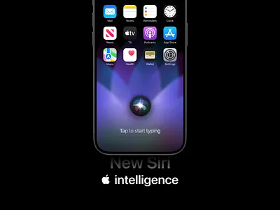 Type to Siri ios18 siri ui ui design ux