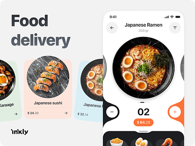 Food Delivery - Mobile App delivery design figma freelance interface mobile app modern trends ui ux uxui design web design