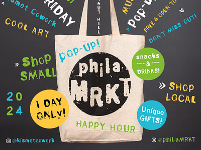 PhilaMRKT art chestnut hill design graphic design illustration market pa philadelphia philamrkt philly print printmaking