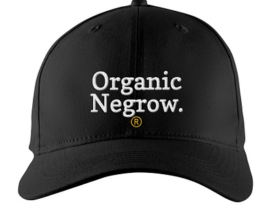 Organic Negrow Hat design illustration