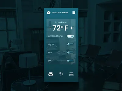 Daily UI #021 - Home Monitoring Dashboard App adobe design adobe designer adobe xd app design app designer app mockup daily ui dailyui dailyui021 dailyui21 dashboard app home monitoring home monitoring app mobile app mobile app design ui ui design ui designer xd design xd designer