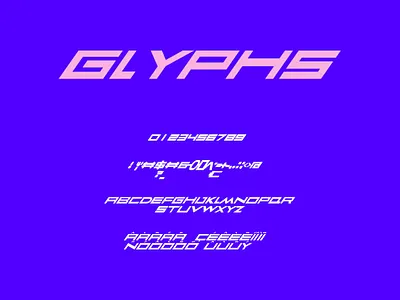 Faqro Extended Slant Font tech