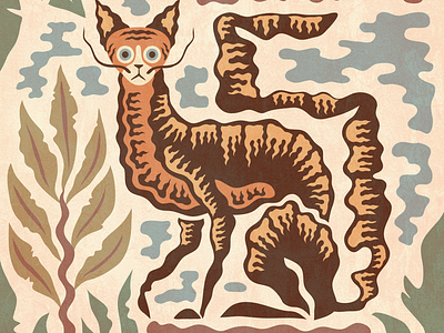 Rustic Animals animals artwork cover illustration poster vector