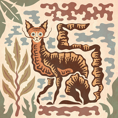 Rustic Animals animals artwork cover illustration poster vector
