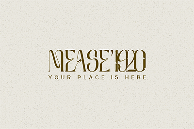 Mease'1920 | Restaurant Logo branding design graphic graphic design illustrator logo logotype minimal typography vector