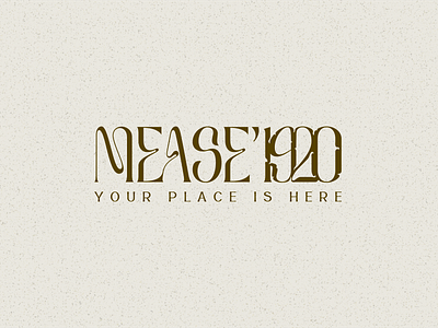 Mease'1920 | Restaurant Logo branding design graphic graphic design illustrator logo logotype minimal typography vector