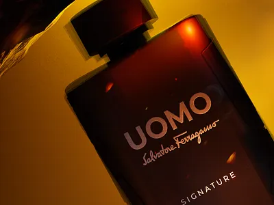 UOMO Salvatore Ferragamo 3d animation motion graphics