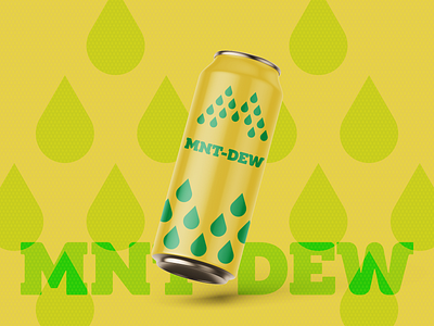 Mountain Dew - Can Design brand design branding icon letter mark logo logo logo design logo designer logo proposal logo redesign logotype mockup mountain dew soda can soft drink logo typography