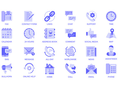 Contact Us Duotone Icons contact duo duo tone duotone flat glyphs icon icon design icon set iconography icons minimal sign simple symbols tone us vector web website