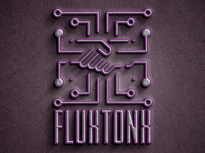 FluxtonX Logo branding design designideas graphic design illustration logo posterdesign posters socialmediaposter ui