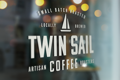 Twin Sail Coffee brand identity brand identity design branding design graphic design logo vector