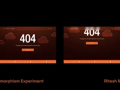 Day 5 - Glassmorphism Effect 3d design effect ui ui challenge website