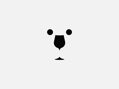 Bear + Wine Glass Logo Concept bear brand identity branding creativelogo finedninig logo designer logodesign minimaldesign minimalist minimallogo restaurantlogo simplicity thebear wineglass