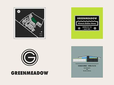 Greenmeadow Eichler Community - custom artwork adobe illustrator architecture custom signage eichler house drawing icon design illustration logo logo design map mcm mid century mid century modern minimalism minimalist vector vector art vector illustration