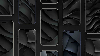 4K Black Abstract Wallpapers for Mobile 4k wallpaper black design graphic design iphone minimalist mobile wallpaper