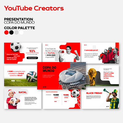 YouTube Creators | Presentation branding graphic design layout power point powerpoint ppt slides template visual identity