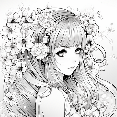 Girl Anime Coloring Page anime coloring pages anime colouring anime colouring sheets anime girl coloring colouring sheets imagella