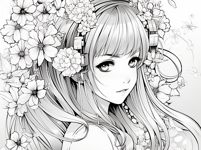 Girl Anime Coloring Page anime coloring pages anime colouring anime colouring sheets anime girl coloring colouring sheets imagella