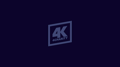 4K 4 Charity Fun Run branding graphic design logo visual design