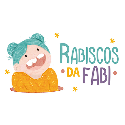 Rabiscos da Fabi branding design graphic design illustration