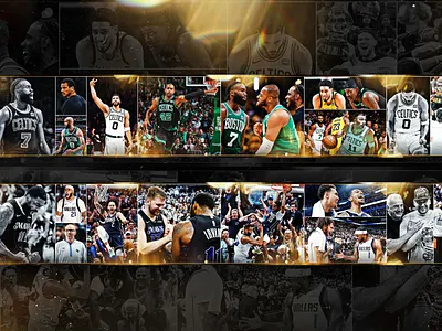 NBA Finals - DAL-BOS adobe adobe photoshop basketball boston boston celtics creative dallas dallas mavericks design graphic design nba nba finals photography photoshop social media