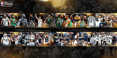NBA Finals - DAL-BOS adobe adobe photoshop basketball boston boston celtics creative dallas dallas mavericks design graphic design nba nba finals photography photoshop social media