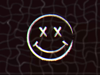 this week got me feeling like 🫠 2danimation adobe after effects adobe illustrator animated dribbble emoji glitch graphic design grunge illustration liquify melting emoji motion motion design motion graphics rgb rgb split smiley vector vector art