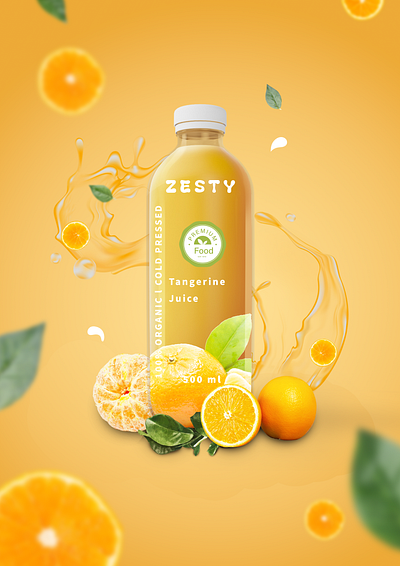 ZESTY Tangerine design graphic design illustration vector