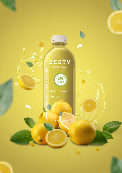 ZESTY Lemon design graphic design illustration vector