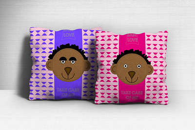 Kids Pillow branding children graphic design illustration kids pillow vector
