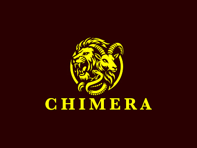Chimera Logo For Sale agency animal animals automotive corporate chimera logo classic security logo decorative delivery crests logo elegant goat face logo graphic design heraldic lion face luxury brand premium face vector logo royalty snake vector winery