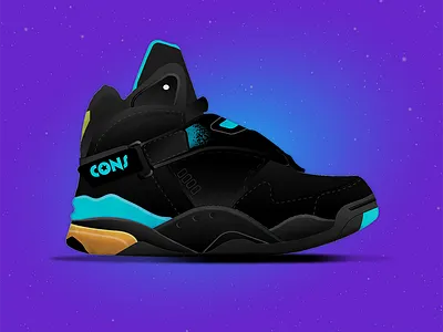 AeroJam 90s basketball fashion graphic design hip hop illustrator sneakers