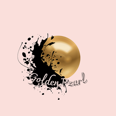 Logo - Golden Pearl elegance golden illustration innovation logo new pearl pink simple