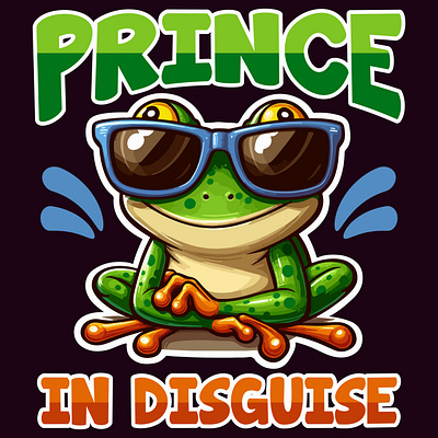 Prince in disguise graphic design illustration