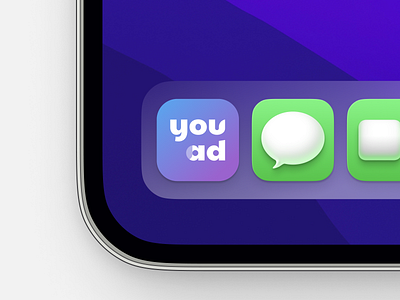 Youad: branding for a mobile app branding design graphic design identity logo mobile app visual identity