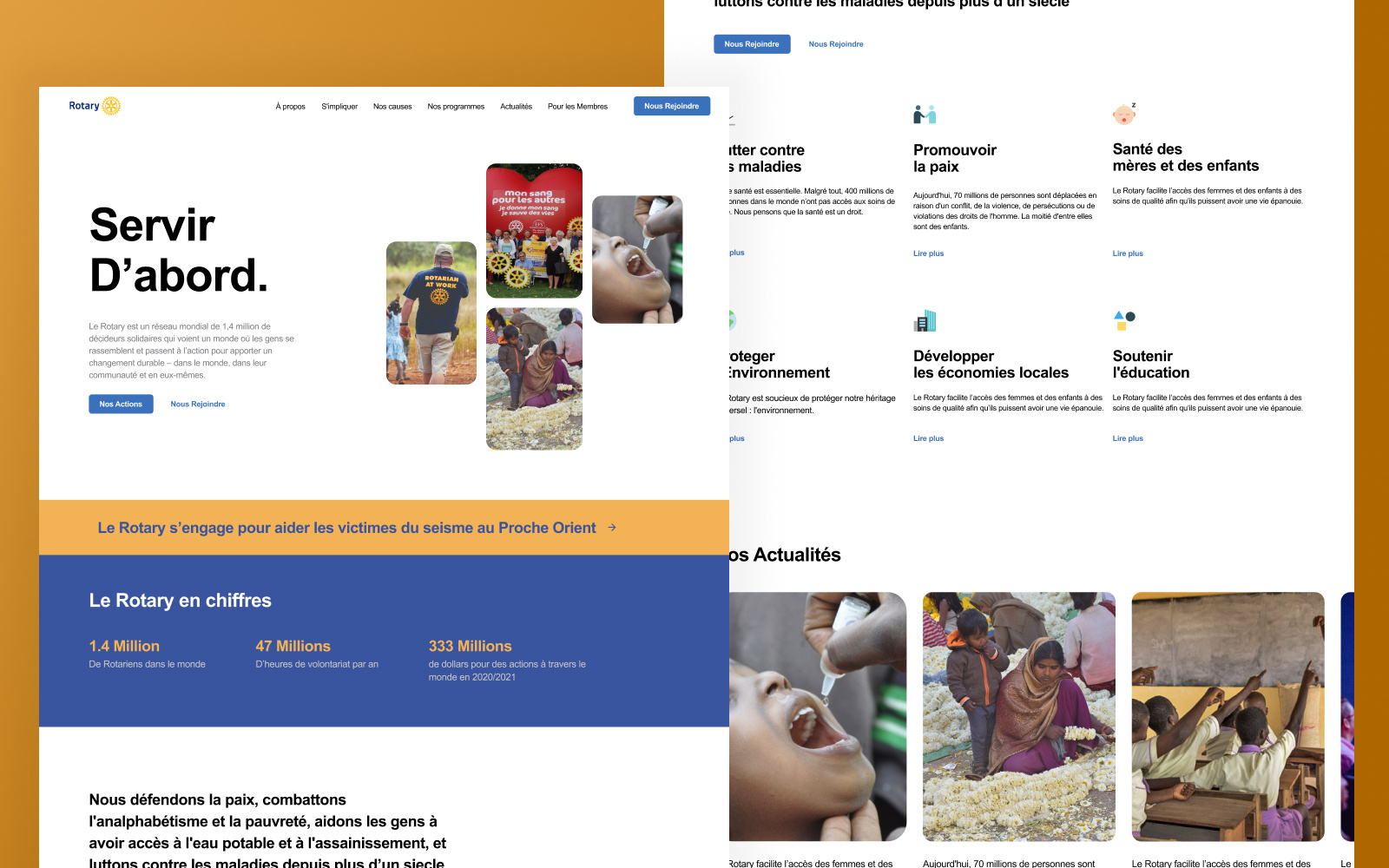 Rotary France Website caritative rotary website