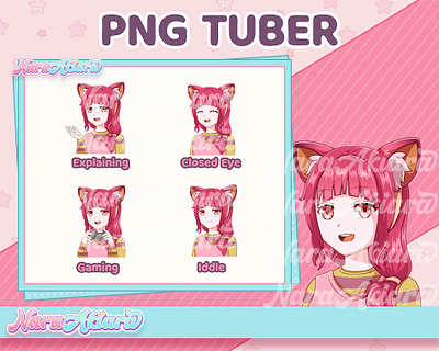 Unleash Your Virtual Personality with Our Animated PNG Tuber customavatar customcharacter highqualityart live2dmodel pngtuber streamers streaming twitchstreamer virtualidentity virtualpersona vtuberavatar