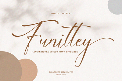 Funittey – Classy Script minimalist font