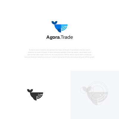Trading Logo accounting clean logo logo design memorable simple trade trading unique whale