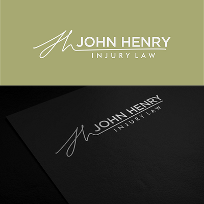 John Henry handwriting logo handwritten logo signature logo signatures