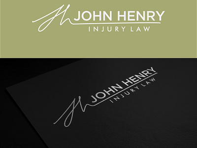 John Henry handwriting logo handwritten logo signature logo signatures