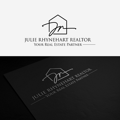 Julie Rhynehart Realtor handwriting masculine signature signature logo