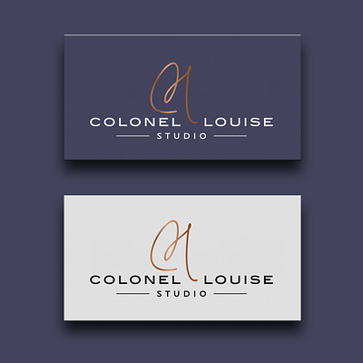 Colonel Louise handwritten logo logo signature