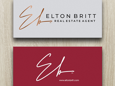 Elton Britt signature logo